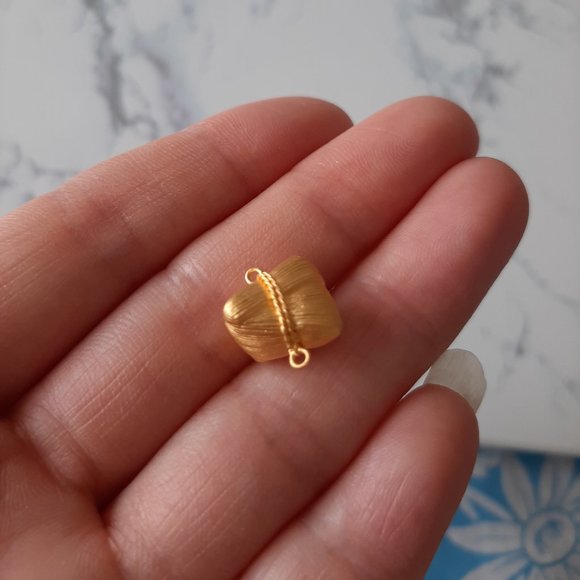 SOLD!! 24k Pure Gold Rice Dumpling Charm - Picture 3 of 4